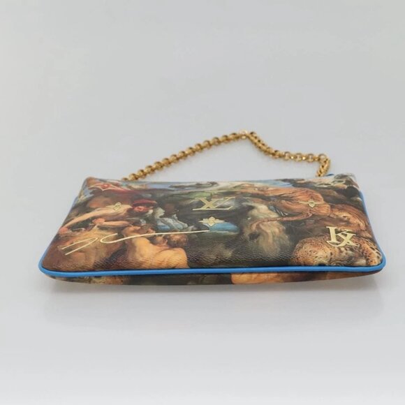 LOUIS VUITTON Celty Pochette Plat Pouch Koons Rubens M64617 LV Auth 132961M - Picture 7 of 16